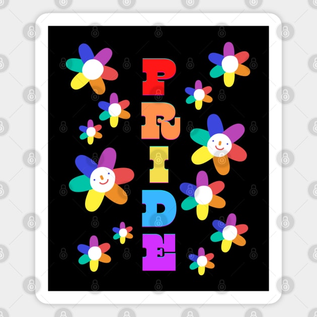 Pride is Blooming All Over! Magnet by TJWDraws